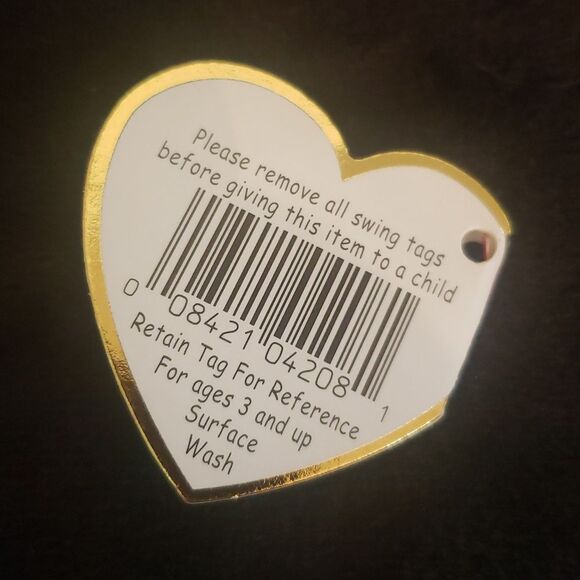 Vintage 1998 Ty Beanie Baby HALO the Angel Bear - Picture 6 of 7